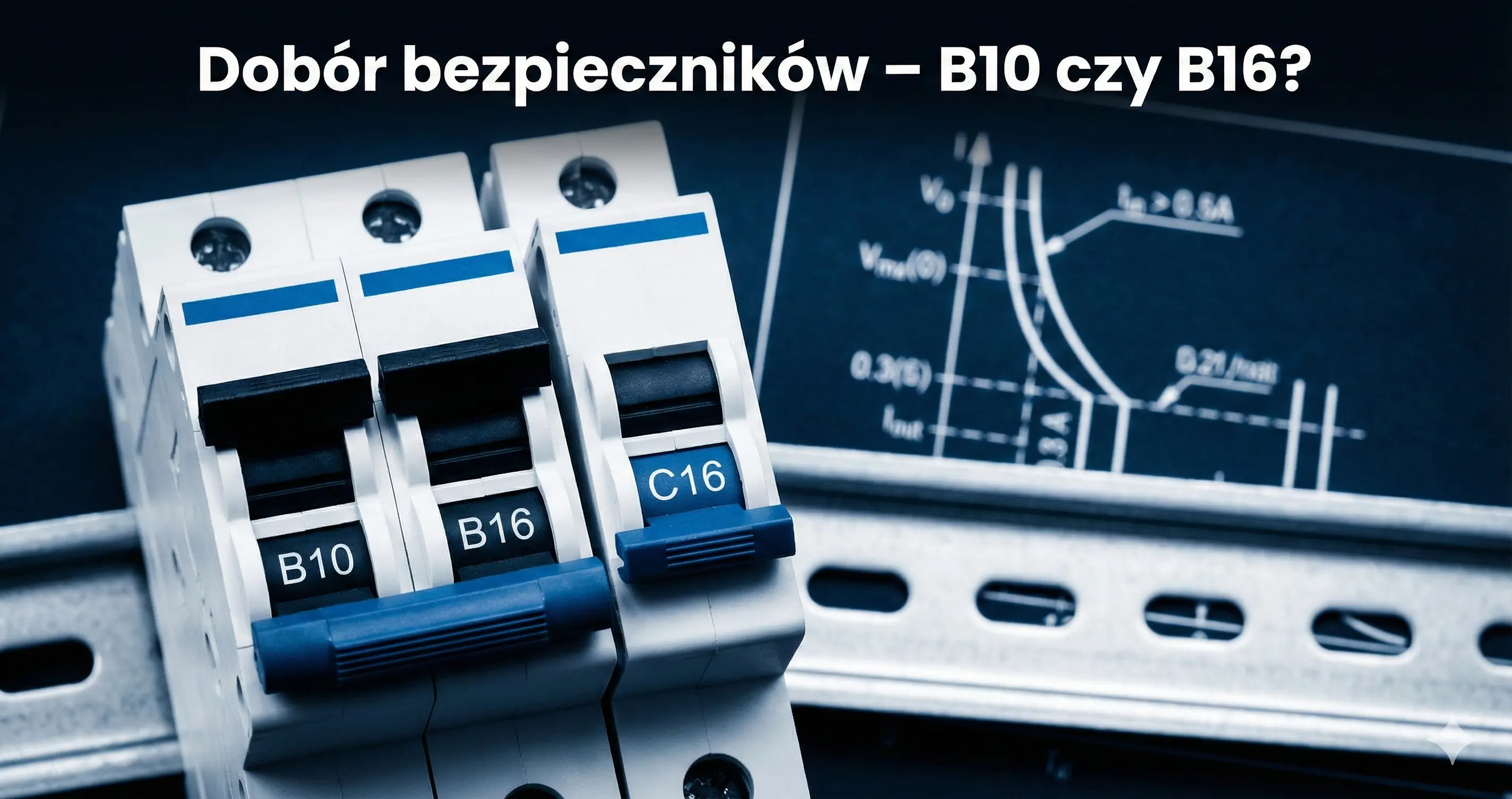 Întrerupător automat B10 sau B16? Regula simplă: 1,5mm²→B10, 2,5mm²→B16